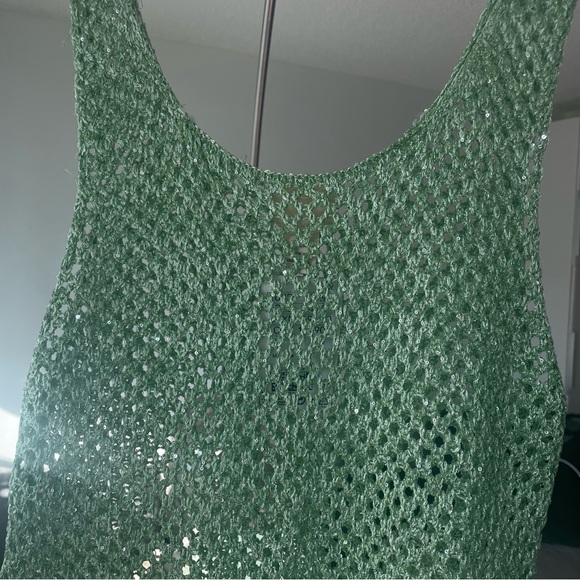 Green shiny dress size medium - Picture 10 of 13